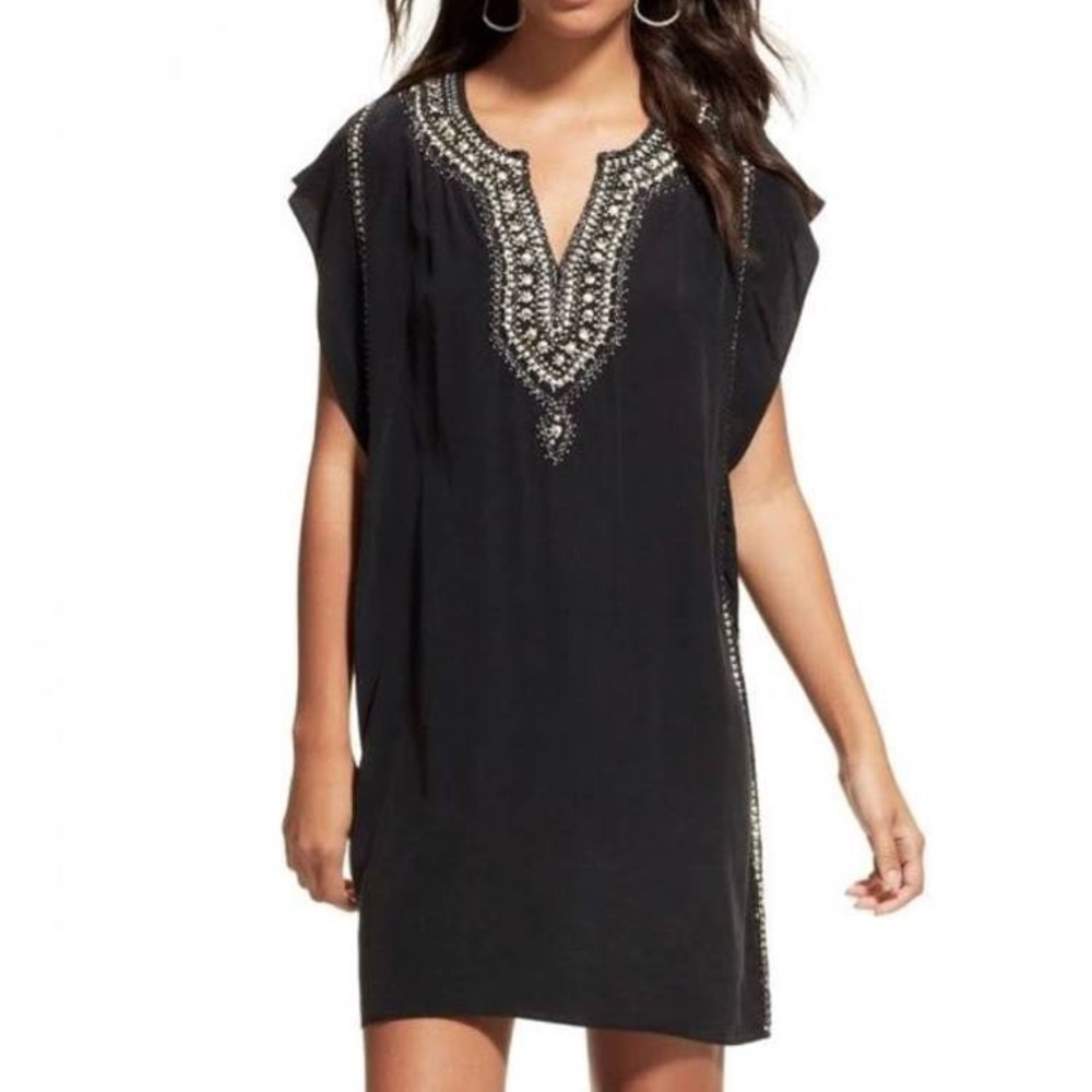 Calypso St. Barths embellished Silk Dress